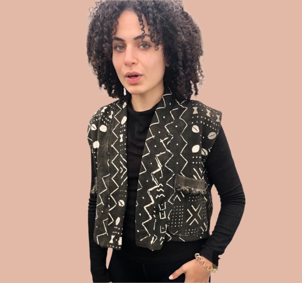 Mudcloth or Vintage Indigo Short Vest