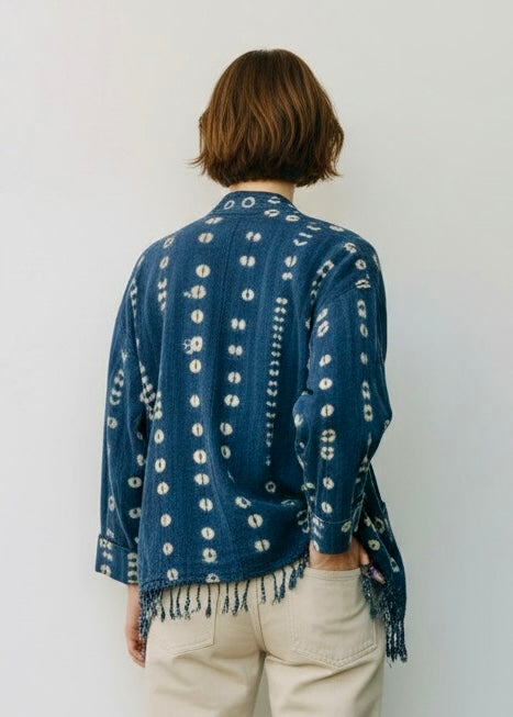 CROPPED JACKET VINTAGE INDIGO size: small