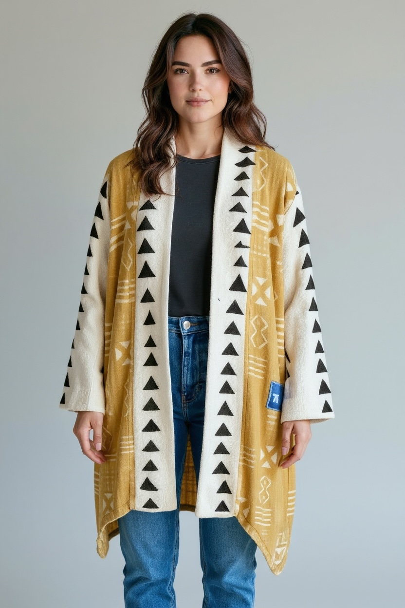 MUDCLOTH  COAT VOGUE