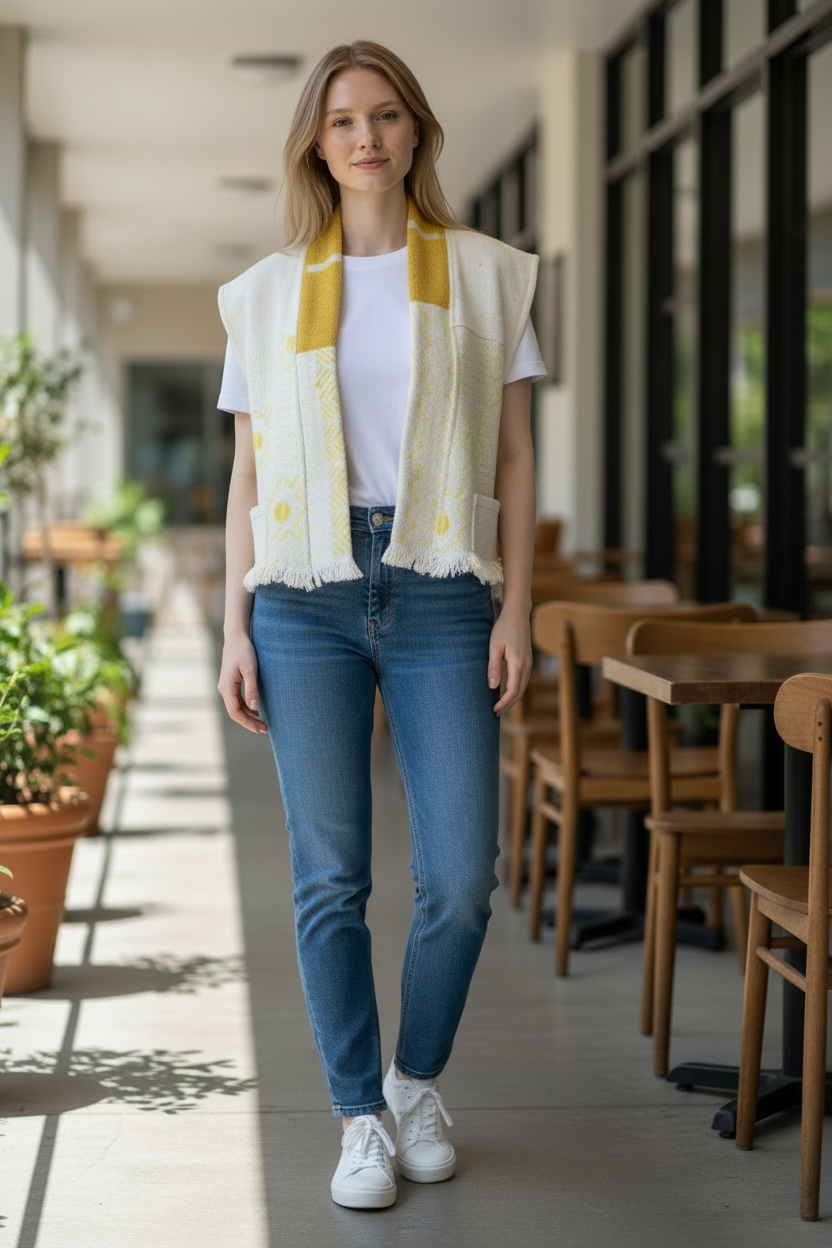 VEST - Short Mudcloth or Vintage Indigo