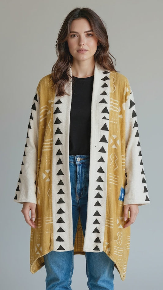 MUDCLOTH  COAT VOGUE